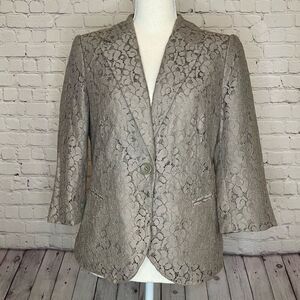 {The Limited} Grey lace blazer